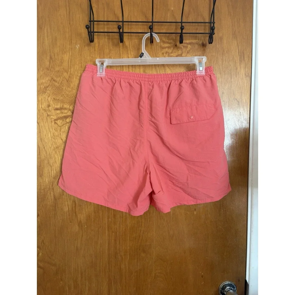 Patagonia Baggies Shorts Mens L Coral Pink Lined Swim Trunks